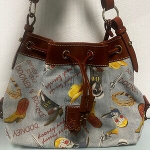 Dooney & Bourke Brown and Gray Shoulder Bag